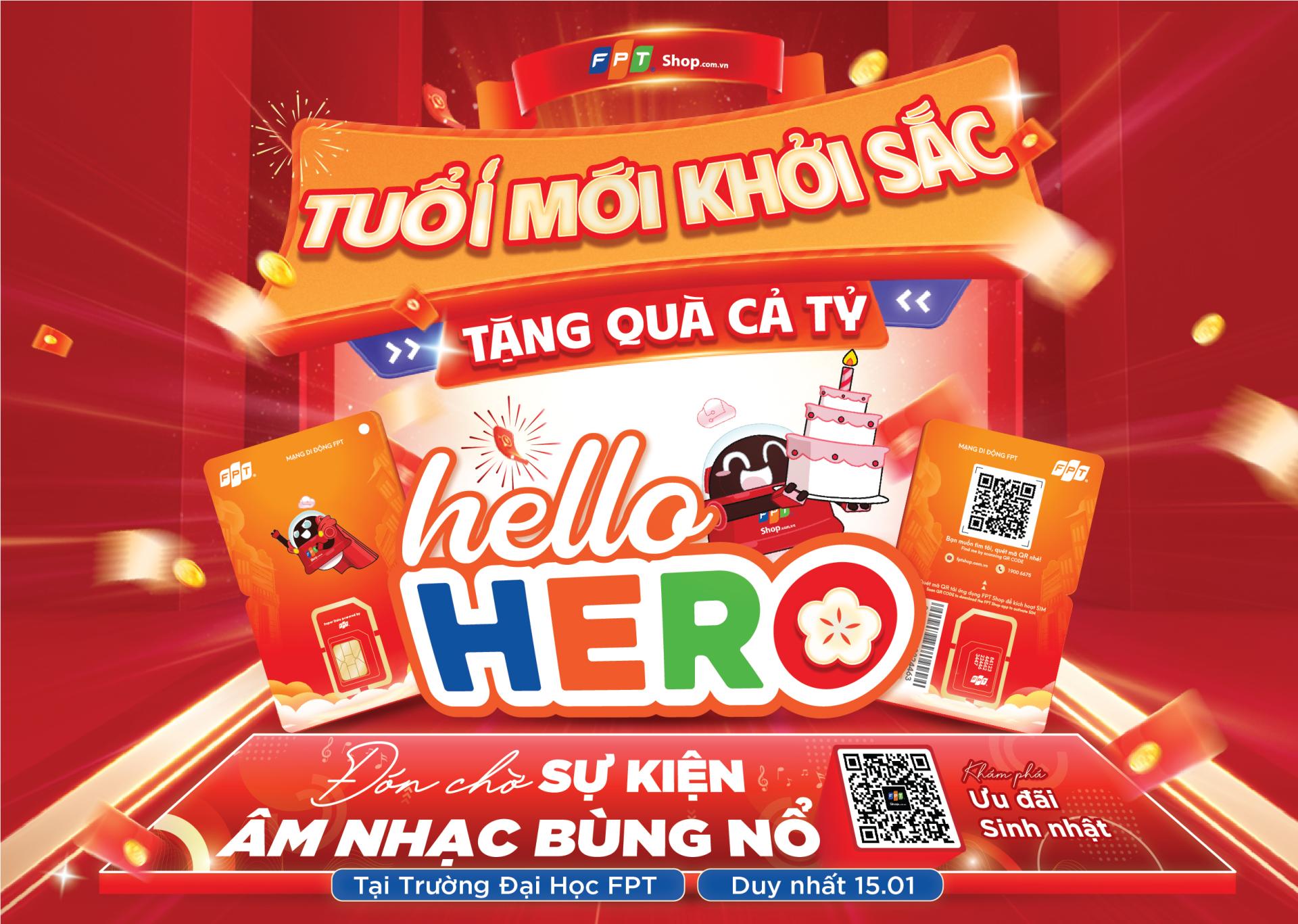 Mạng di động FPT tung khuyến mãi mừng SIM FPT tròn 1 tuổi
